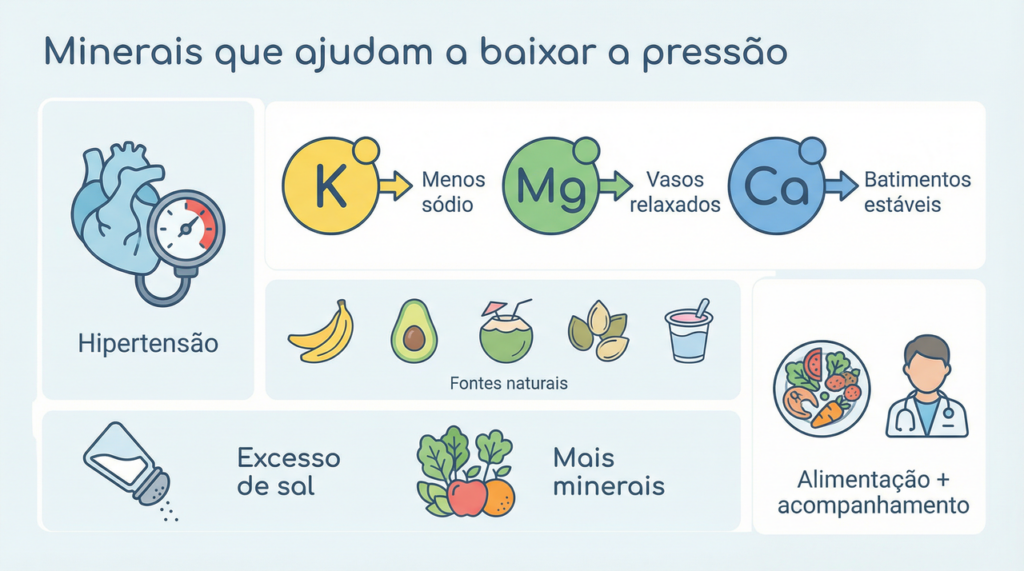 Nem remédio, nem dieta maluca: veja como controlar a pressão alta com alimentos acessíveis e cheios de minerais