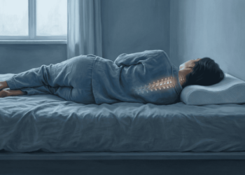 A melhor posição para dormir se você tem dor no pescoço