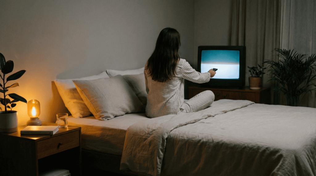 Consumir muitos carboidratos, adormecer em frente à televisão e fazer exercícios até tarde da noite podem causar danos