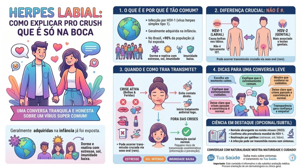 Herpes labial