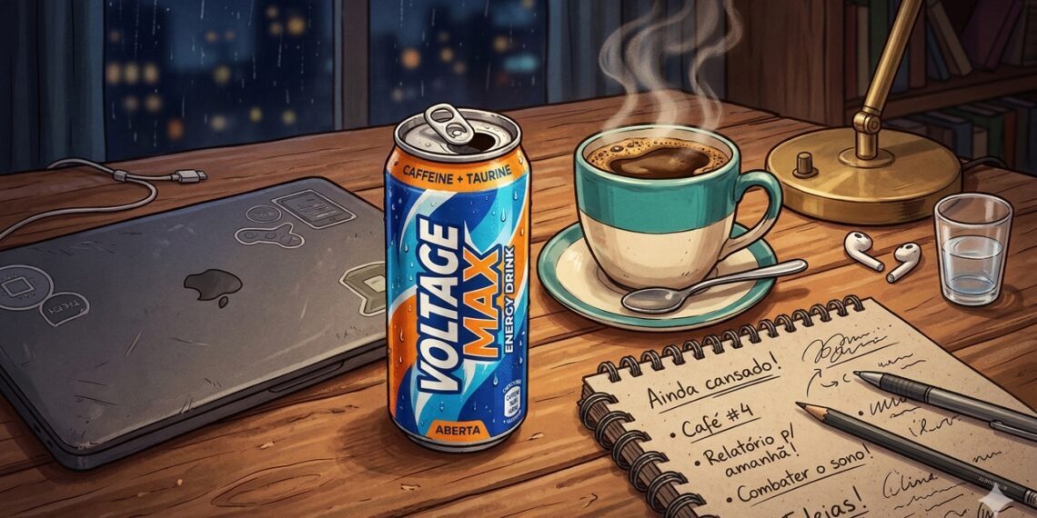 Muitas pessoas recorrem a café e bebidas energéticas para vencer o cansaço, mas especialistas alertam que isso pode piorar a fadiga.