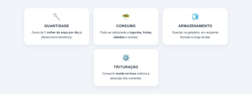 Como consumir a linhaça para obter os melhores resultados?
