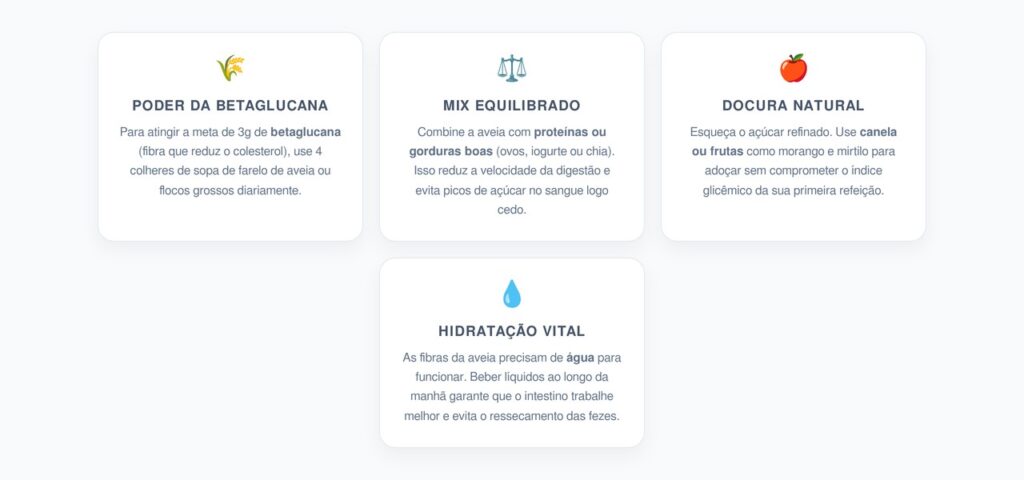 O Preparo Inteligente da Aveia no Café da Manhã