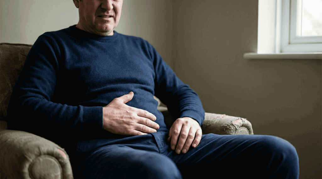 Por que os homens devem se atentar aos desconfortos na parte inferior do abdômen