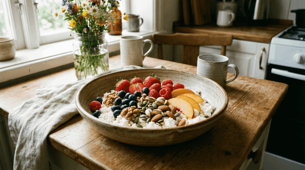 Qual é um alimento com baixo teor de gordura, mas rico em proteínas, que ajuda a construir massa muscular sem ganho de peso?