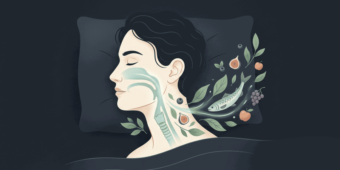 Apneia do sono: como o consumo de alimentos anti-inflamatórios afeta a obstrução das vias aéreas