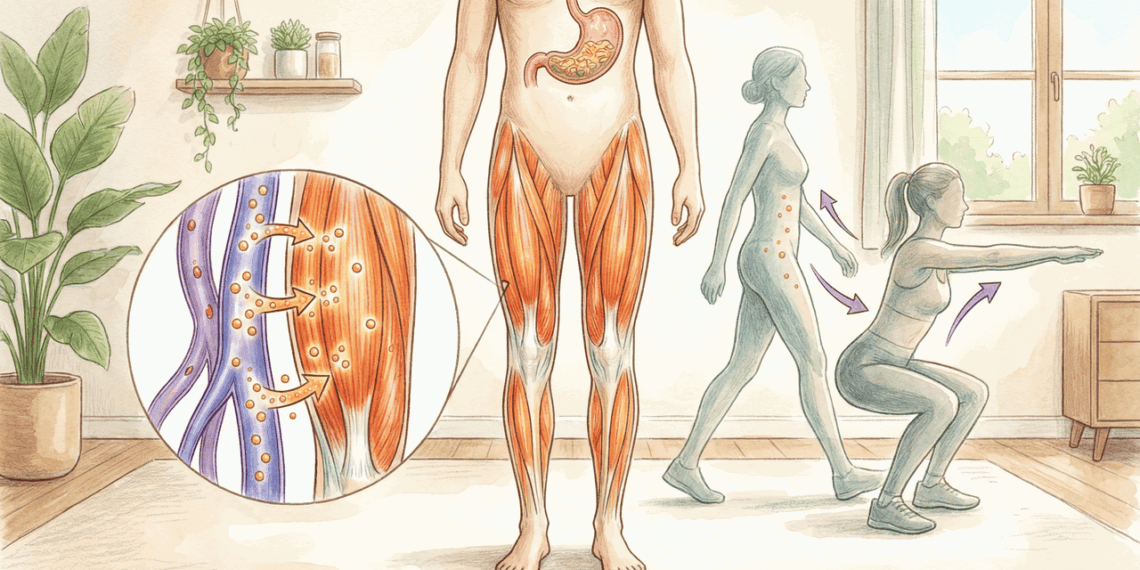 Caminhar após as refeições ou fazer agachamentos: qual reduz mais o açúcar no sangue?