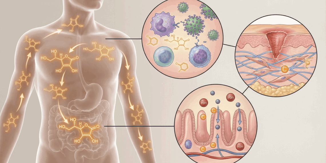 A vitamina que ajuda a prevenir resfriados frequentes e cicatrização lenta: melhora também a absorção de ferro
