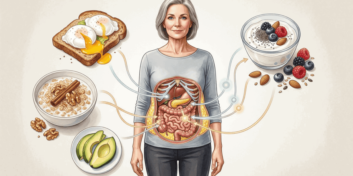 7 alimentos para incluir no café da manhã depois dos 50 e reduzir a gordura abdominal