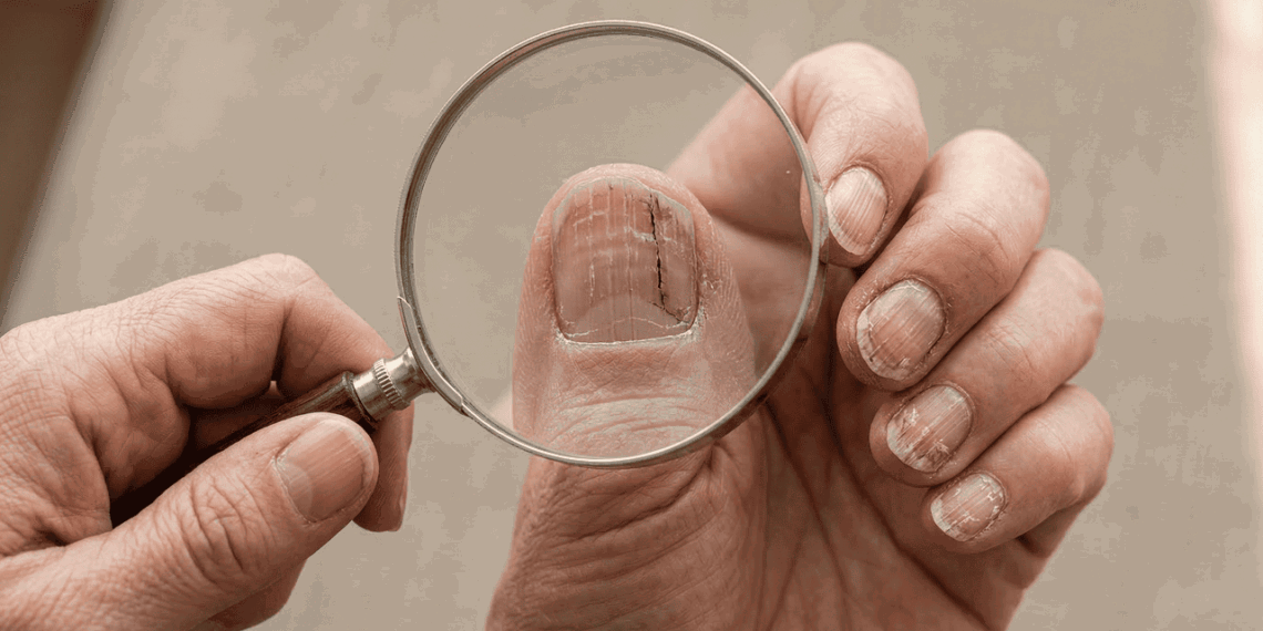 As unhas quebradiças e com linhas verticais estão de alguma forma ligadas a uma função metabólica crucial