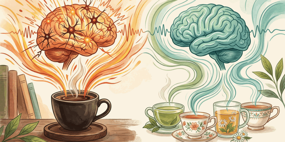 O chá que substitui o café: alternativas naturais para ter foco sem gerar picos de cortisol