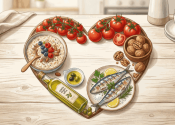 5 alimentos comuns para o cuidado diário do coração