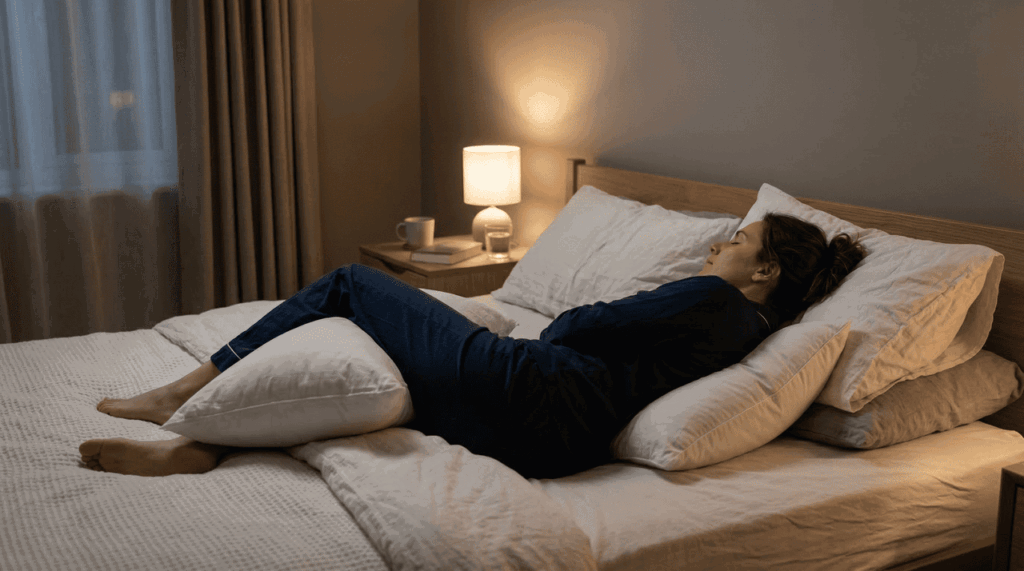 A melhor posição para dormir à noite para ajudar você a respirar melhor pela manhã