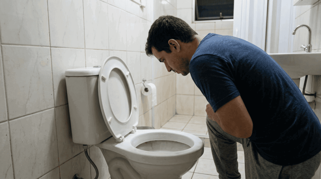 Observar as próprias fezes pode parecer constrangedor, mas é uma das formas mais simples de monitorar a saúde do sistema digestivo. Cor, formato, consistência e frequência das evacuações funcionam como um termômetro do funcionamento intestinal. Em muitos casos, pequenas mudanças refletem algo passageiro, como alterações na dieta ou no nível de hidratação. Em outros, servem de alerta para investigar condições que merecem atenção médica. Entender o que o seu corpo está comunicando pode ajudar a identificar problemas antes que se agravem. A Escala de Bristol como ferramenta de avaliação Para transformar essa observação em algo objetivo, médicos do mundo inteiro adotam uma ferramenta conhecida como Escala de Bristol. Desenvolvida na Universidade de Bristol, no Reino Unido, e publicada em 1997, essa escala classifica as fezes em sete tipos com base na forma e na consistência. A proposta é simples: substituir descrições subjetivas por uma linguagem padronizada que facilita a comunicação entre paciente e profissional de saúde. A escala se baseia no tempo de trânsito colônico, ou seja, o tempo que os alimentos levam para passar pelo intestino grosso. Um trânsito mais lento resulta em fezes mais duras e ressecadas, enquanto um trânsito mais rápido produz fezes mais moles ou líquidas. Estudo confirma validade da escala para avaliar função intestinal A utilidade clínica da Escala de Bristol foi demonstrada cientificamente. Segundo o estudo "Validity and reliability of the Bristol Stool Form Scale in healthy adults and patients with diarrhoea-predominant irritable bowel syndrome", publicado no periódico Alimentary Pharmacology & Therapeutics, a escala demonstrou validade e confiabilidade substanciais para medir a forma das fezes. A pesquisa envolveu 169 voluntários saudáveis e confirmou que a classificação visual se correlaciona significativamente com o conteúdo de água das fezes, permitindo diferenciar padrões normais de alterados. O que cada tipo de fezes pode indicar A interpretação correta de cada tipo ajuda a identificar possíveis desequilíbrios no funcionamento intestinal: Tipos 1 e 2: fezes endurecidas em formato de bolinhas ou salsicha com rachaduras indicam constipação e trânsito intestinal lento, geralmente associados a baixa ingestão de fibras e líquidos Tipos 3 e 4: fezes em formato de salsicha com superfície lisa ou levemente rachada representam o padrão ideal, indicando boa hidratação e trânsito intestinal equilibrado Tipos 5 e 6: fezes pastosas ou em pedaços moles com bordas irregulares sugerem trânsito acelerado e tendência à diarreia Tipo 7: fezes totalmente líquidas indicam diarreia e podem estar relacionadas a infecções, intolerâncias ou outras condições A frequência das evacuações também importa Não existe uma frequência universal considerada normal. O padrão intestinal varia de pessoa para pessoa e depende de fatores como dieta, hidratação, prática de atividades físicas e uso de medicamentos. De modo geral, evacuar de três vezes por semana a três vezes por dia pode ser considerado dentro da normalidade, desde que as fezes apresentem consistência adequada e a evacuação ocorra sem esforço excessivo. O importante é conhecer o próprio padrão e ficar atento a mudanças persistentes. Alterações isoladas costumam ser passageiras, mas quando se repetem ou vêm acompanhadas de outros sintomas, podem indicar necessidade de avaliação. Para mais informações sobre como interpretar os sinais do intestino, confira o conteúdo completo do Tua Saúde sobre intestino preso. Quando procurar um médico Alguns sinais exigem avaliação profissional, especialmente quando persistem por mais de duas semanas. Fezes muito escuras ou com sangue, cor esbranquiçada ou acinzentada, presença de muco, dor abdominal intensa, perda de peso inexplicada ou alternância frequente entre constipação e diarreia são situações que merecem atenção. Nesses casos, um gastroenterologista ou proctologista pode solicitar exames para investigar a causa e orientar o tratamento adequado. Aviso: Este conteúdo é apenas informativo e não substitui a avaliação, diagnóstico ou tratamento de um médico. Consulte sempre um profissional de saúde qualificado para orientações específicas sobre sua condição.