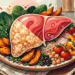 Almoço simples com 5 aliados do prato pode ajudar a frear a esteatose hepática