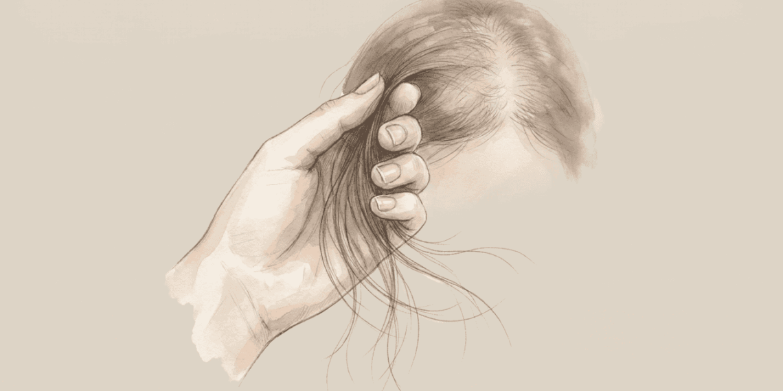 Queda de cabelo persistente, não é genética, mas sim deficiência de uma vitamina específica