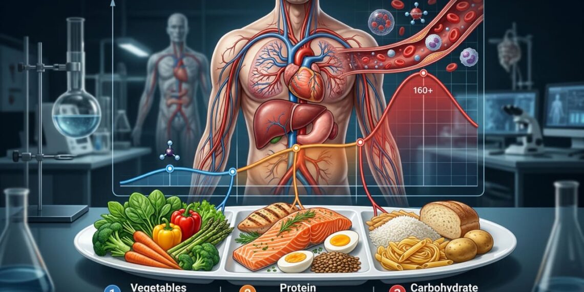 Por que a ordem em que você ingere os alimentos no almoço faz diferença no açúcar do sangue