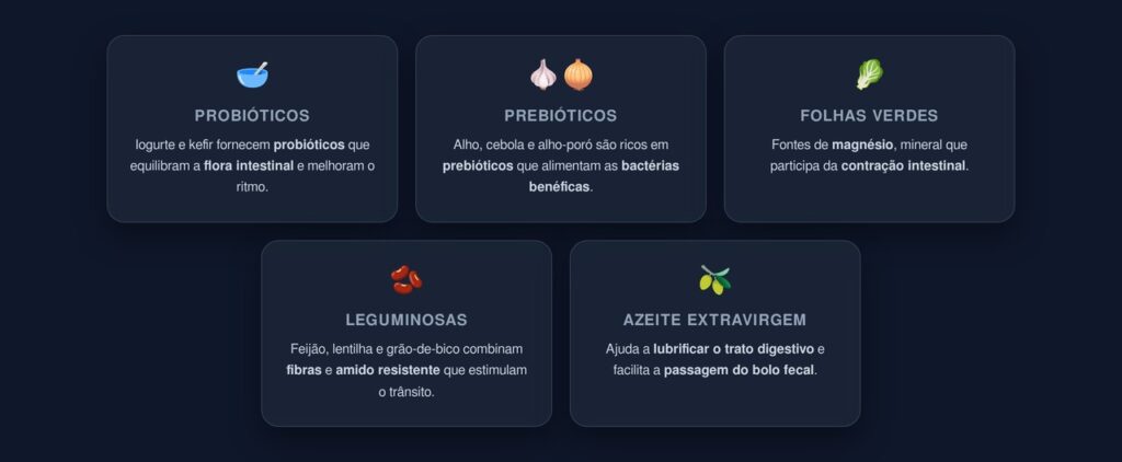 Contrações do intestino