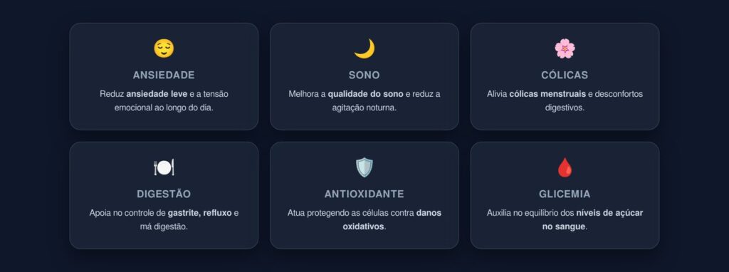 chá de camomila