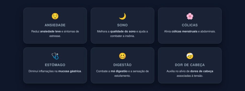 chá de camomila