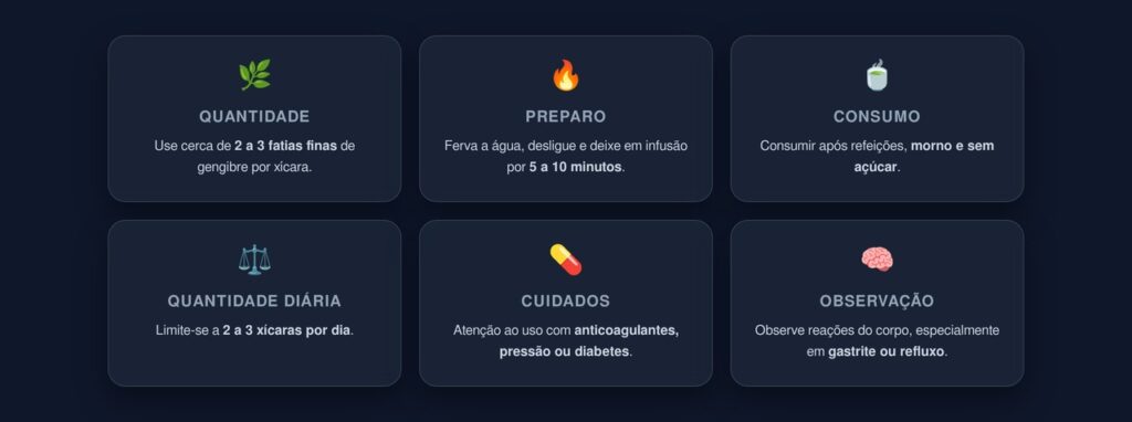 chá de gengibre