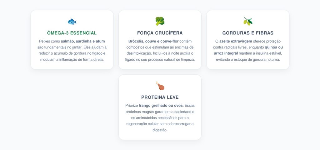 Jantar Protetor: Alimentos que Cuidam do seu Fígado