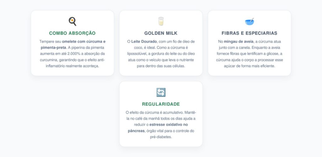 Cúrcuma no Café da Manhã: Aliada da Glicemia