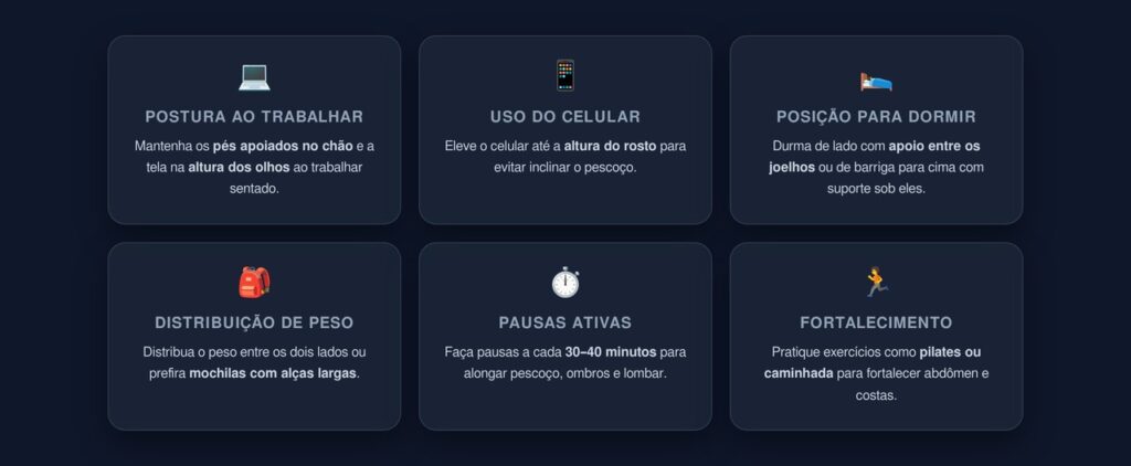 corrigir postura