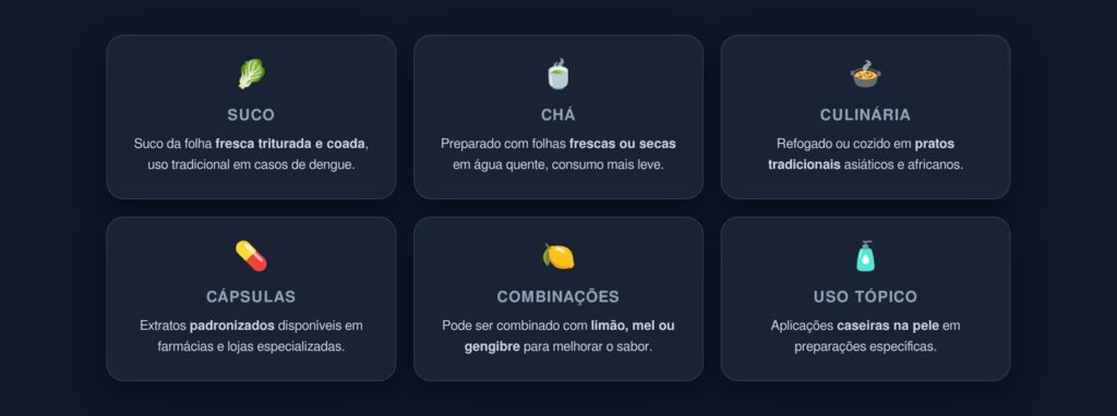 folhas de mamão