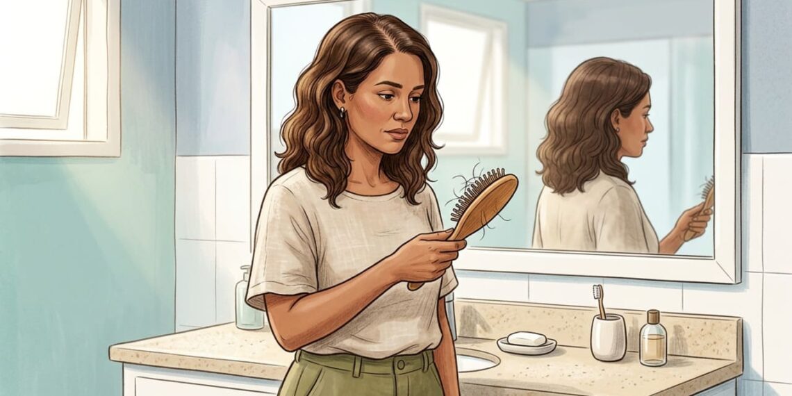 Quais vitaminas estão em falta quando o cabelo cai mais do que o normal