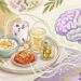 Como o consumo diário de alimentos fermentados afeta o sistema nervoso pelo eixo intestino-cérebro?