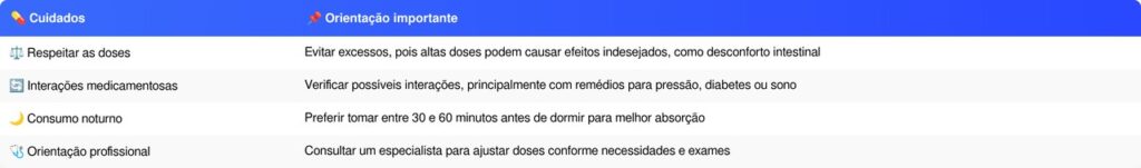 suplementos do sono