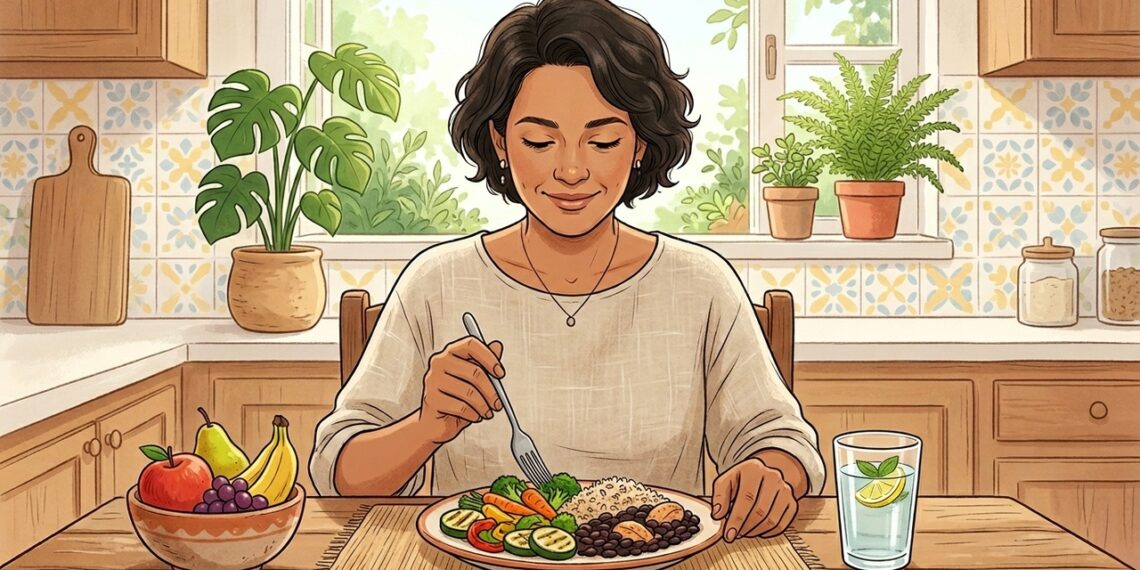 Melhorar a digestão: comer mais devagar ou aumentar as fibras?