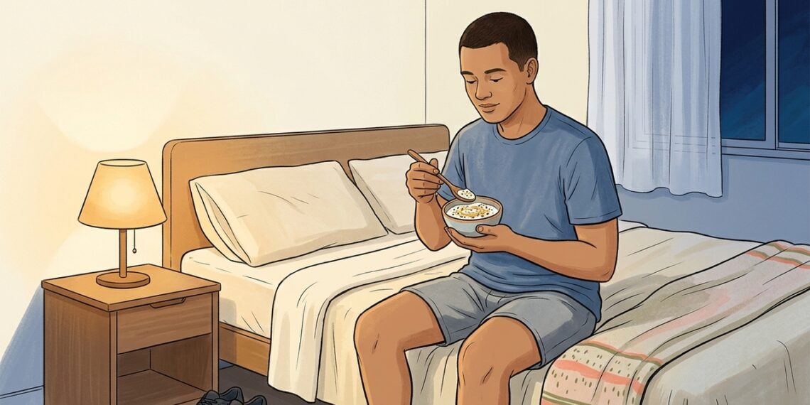 O que comer antes de dormir para favorecer a recuperação muscular