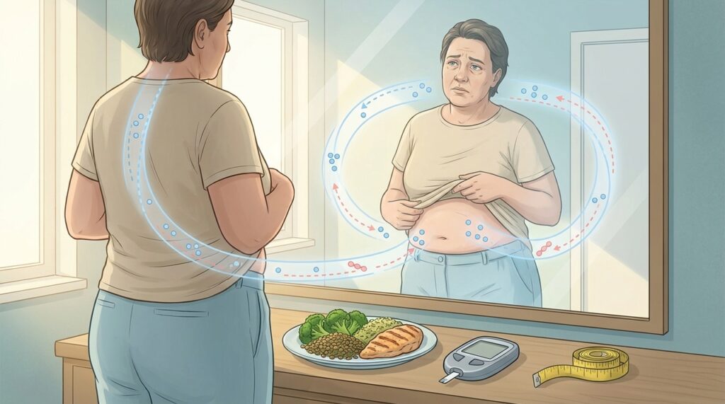 A insulina pode afetar a fome, o humor, a energia e até mesmo o acúmulo de gordura abdominal