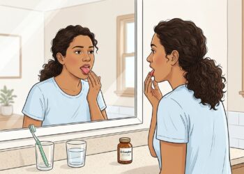 O sinal na boca que pode aparecer junto da falta de vitamina B12 antes da anemia ficar evidente