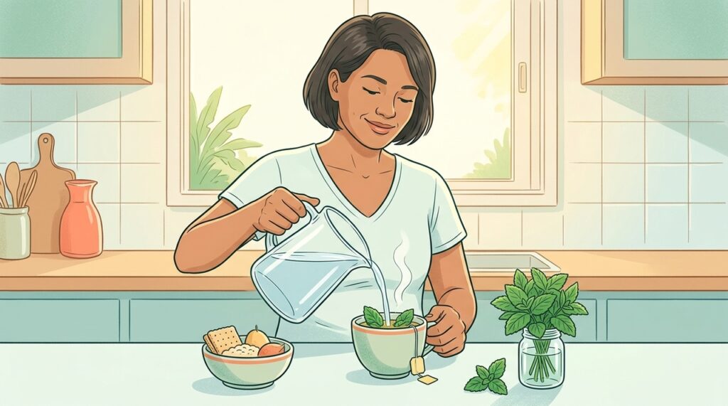 Como a hortelã ajuda a aliviar naturalmente cólicas intestinais e desconforto abdominal