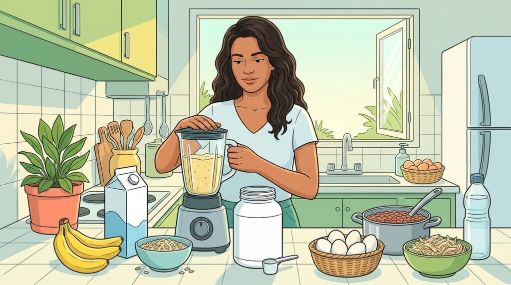 O que o consumo diário de proteína em pó faz ao seu corpo