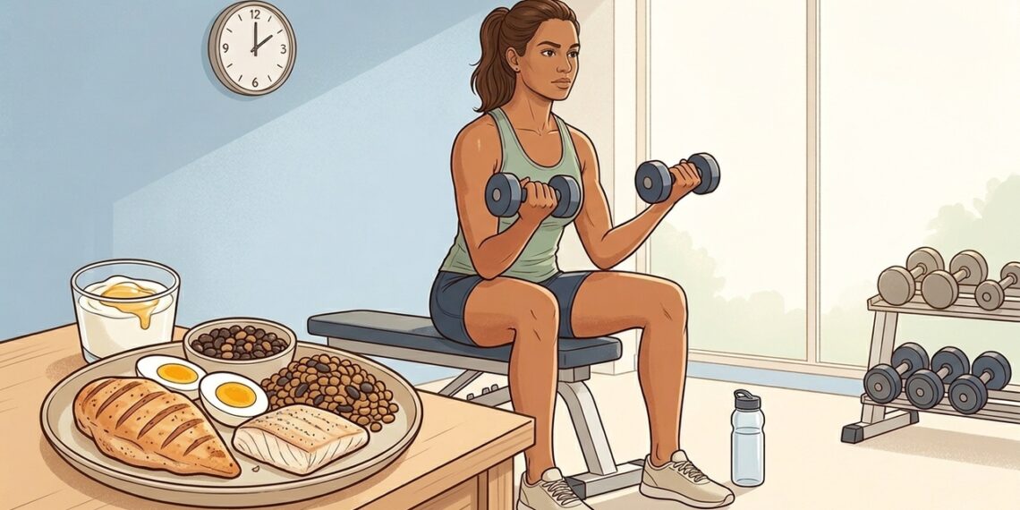 Aumentar a massa muscular: treinar mais ou comer mais proteína?