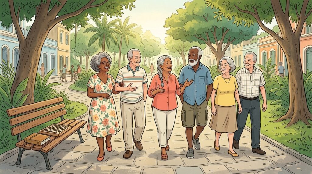 A maioria das pessoas se concentra em palavras-cruzadas quando pensa em treinar o cérebro, mas é importante variar os estímulos para também incluir exercícios físicos e contato social