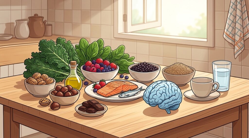 Quais alimentos ajudam a fortalecer o cérebro e a reduzir o declínio cognitivo?