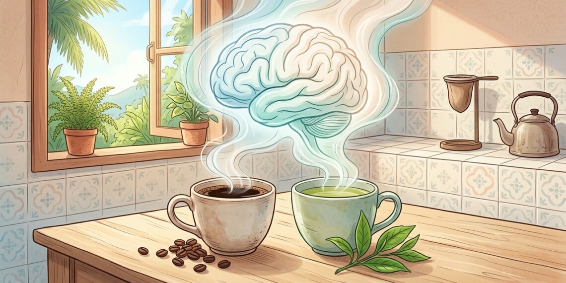 Como o café preto e o chá-verde afetam a saúde do cérebro, segundo a ciência