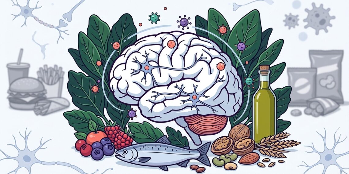 Qual tipo de alimentação protege o cérebro e qual o prejudica?