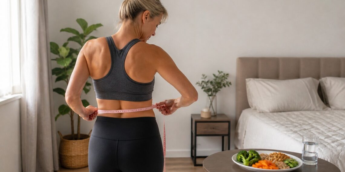 Controle da cintura na menopausa começa ao observar sinais metabólicos além dos hormônios.