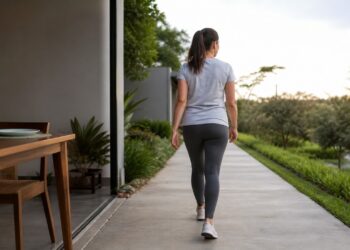Caminhar depois de comer ajuda o corpo a usar melhor a glicose da refeição.