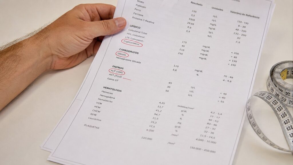 Avaliar exames metabólicos ajuda a entender o risco além da gordura acumulada no fígado.