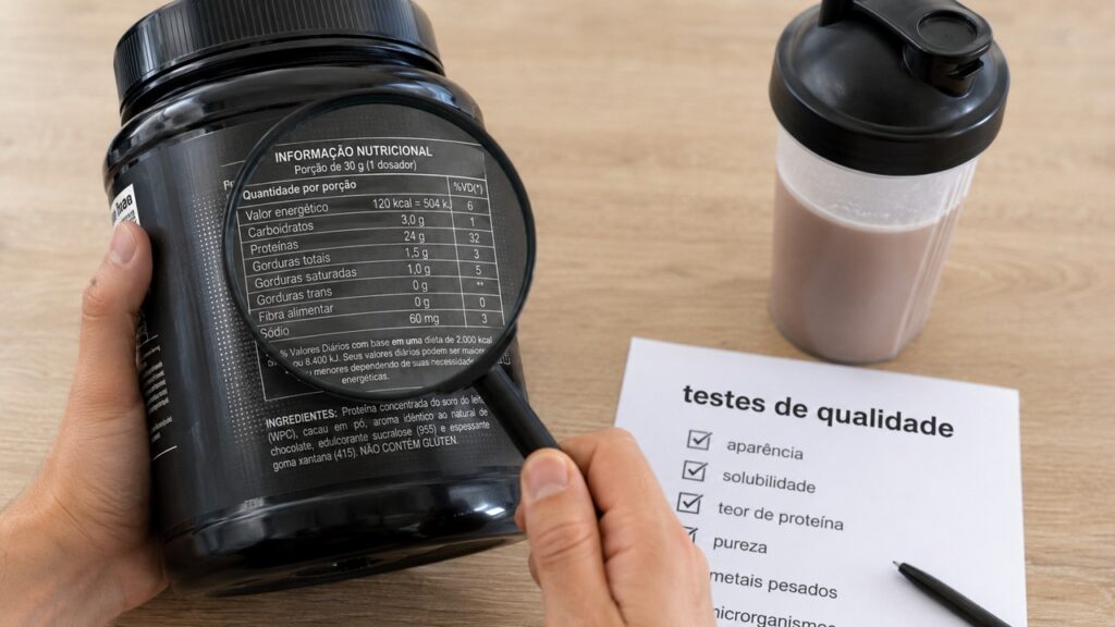 Verificar rótulo e testes de qualidade ajuda a reduzir riscos no consumo de suplementos.