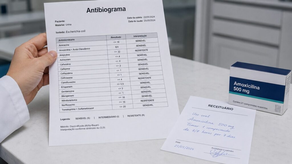 Testes adequados ajudam a escolher o antibiótico correto e preservar sua eficácia.