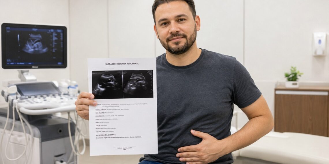 A gordura no fígado pode ser descoberta em exame de rotina mesmo sem dor ou sintomas evidentes.