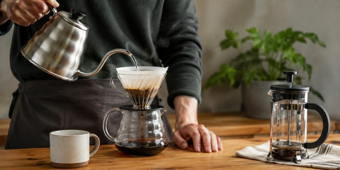 O filtro de papel reduz compostos do café que podem influenciar o colesterol LDL.